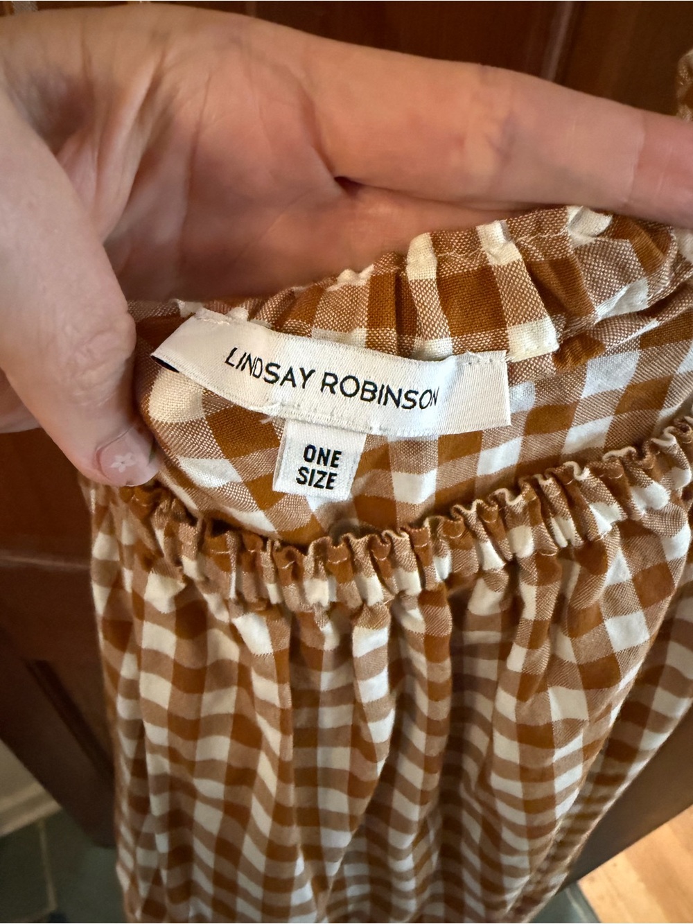 Lindsay Robinson‎ Gingham Dress - Picture 4 of 7